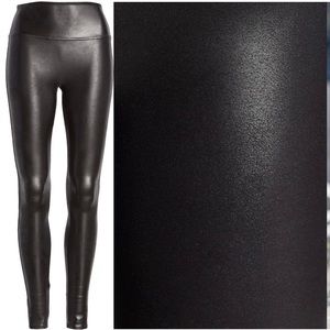 SPANX Faux Leather Leggings black medium